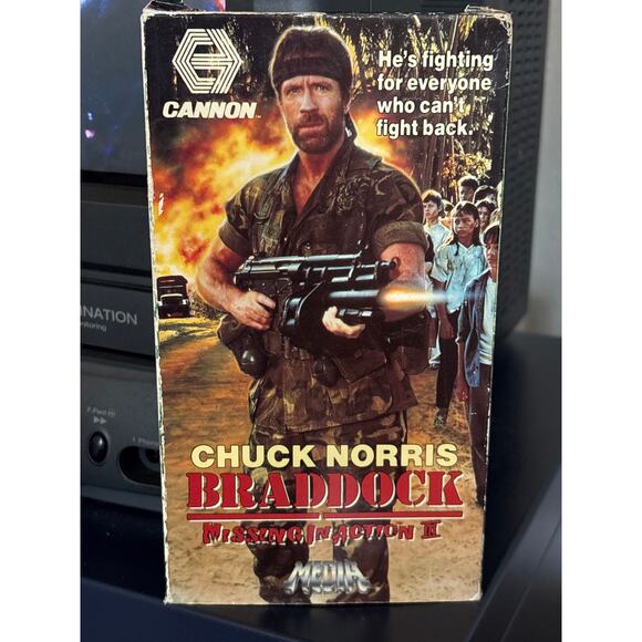 Chuck Norris Braddock VHS missing in action 3 1990 video treasures - Picture 1 of 3